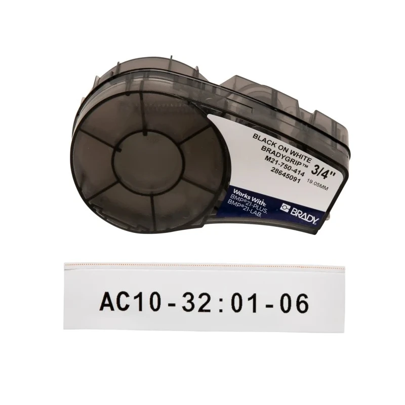 Brady Black on White Black Label Printer Tape 19.05 mm Width 3 m Length M21-750-414