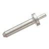 Hirschmann Test & Measurement Silver Male Banana Plug 2 mm Connector Solder Termination 30 V ac 60 V dc 6 A Nickel 931338001