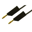 Hirschmann Test & Measurement Connector Test Lead 32A, 30 V ac, 60V dc, Black, 250 mm Lead Length 934059700
