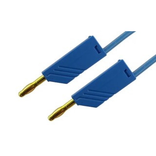 Hirschmann Test & Measurement Connector Test Lead 32A, 30 V AC, 60 V DC, Blue, 500 mm Lead Length 934061702