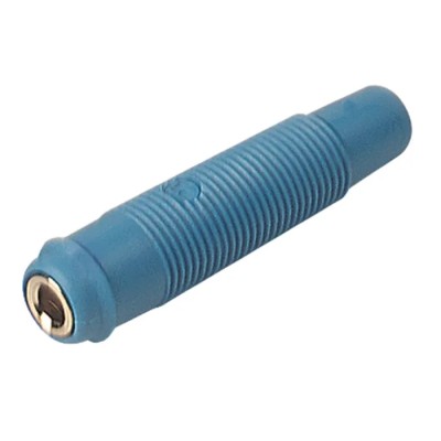 Hirschmann Test & Measurement Blue Female Banana Socket 4 mm Connector, Solder Termination, 60V DC, 16A, Nickel 931804102