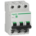 Schneider Electric Multi9 C60N Miniature Circuit Breaker, 3-Pole, 6A, Type C, 125V DC, 10kA Breaking Capacity M9F11306