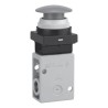 SMC Push Button Mushroom Pneumatic Manual Control Valve VM200 Series Rc NPT R 1/4 1 Mpa Max Pressure Green VM230-02-30GA
