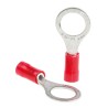TE Connectivity PLASTI-GRIP Insulated Ring Terminal M8 Stud Size 22 AWG 16 AWG Wire Size Red 34151