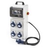 RS PRO Industrial Power Connector 2P+T 16A 230V IP65 Grey IP65