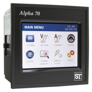 Sifam Tinsley 3 Phase Electronic LCD Energy Meter Alpha 70 Series AP70-38F75HRDI0000