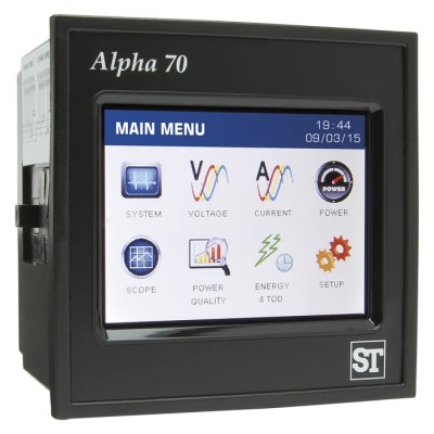 Sifam Tinsley 3 Phase Electronic LCD Energy Meter Alpha 70 Series AP70-38F75HRDI0000
