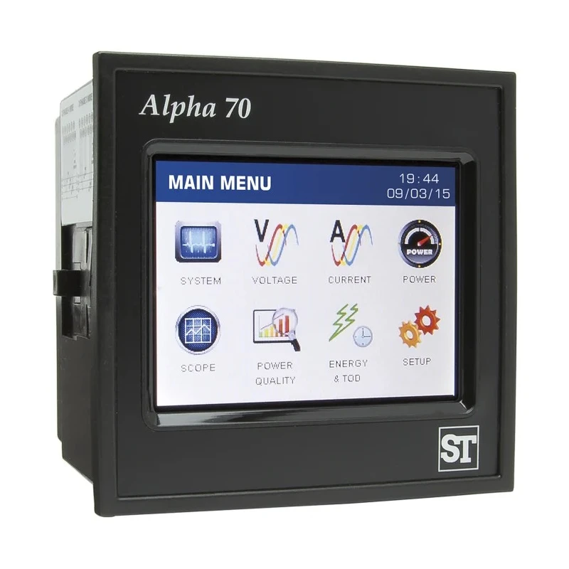 Sifam Tinsley 3 Phase Electronic LCD Energy Meter Alpha 70 Series AP70-38F75HRDI0000