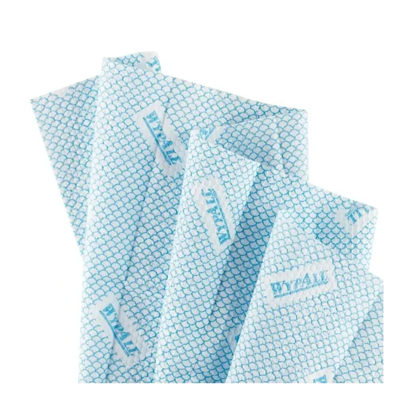 WYPALL X80 Plus Critical Clean™ Blue Cloths for Industrial Cleaning Dry Use 355 x 335 mm Model 19139