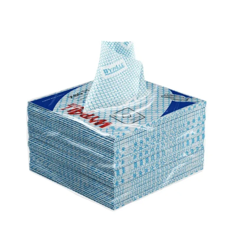 WYPALL X80 Plus Critical Clean™ Blue Cloths for Industrial Cleaning Dry Use 355 x 335 mm Model 19139