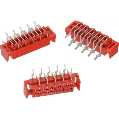 Wurth Elektronik WR-MM Series Right Angle Shrouded Through Hole PCB Header 6 Contacts 2.54 mm Pitch 690368190672