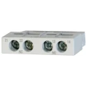 Omron Auxiliary Contact Block, 2 Contact, 1 NO/1 NC, Front Mount, 2A, 240V, J77MN-11F