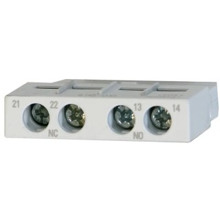 Omron Auxiliary Contact Block, 2 Contact, 1 NO/1 NC, Front Mount, 2A, 240V, J77MN-11F
