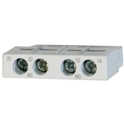 Omron Auxiliary Contact Block, 2 Contact, 1 NO/1 NC, Front Mount, 2A, 240V, J77MN-11F