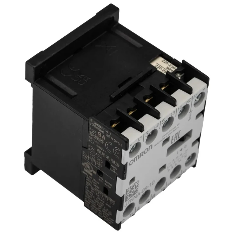 Omron 3-Pole Contactor Motor Control 9A 4kW 230V AC Coil J7KNA