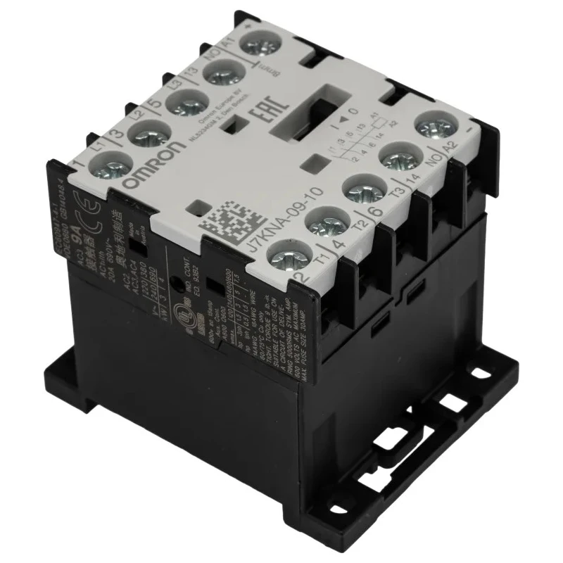 Omron 3-Pole Contactor Motor Control 9A 4kW 230V AC Coil J7KNA