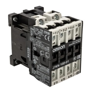 Omron Motor Control Contactor J7KN 24V AC Coil, 3-Pole, 10A, 4 kW Power Rating J7KN