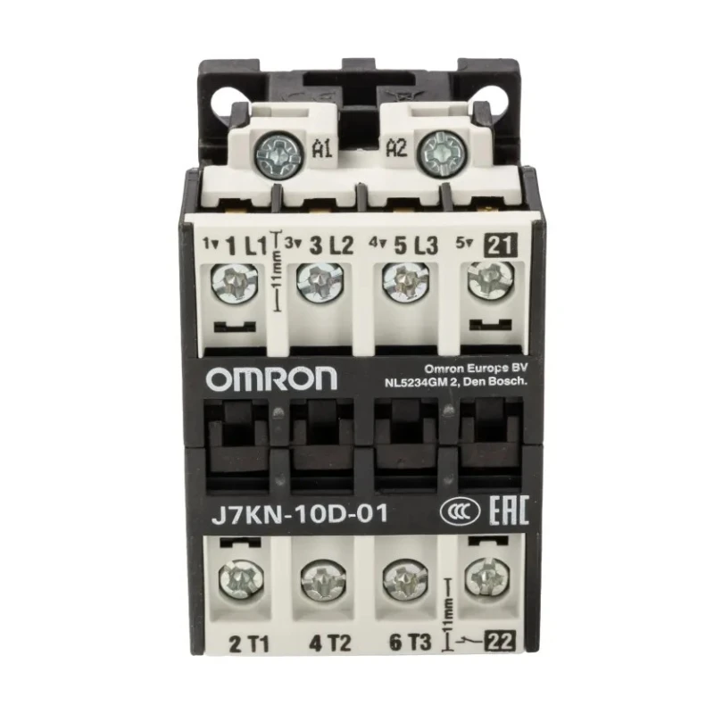 Omron Motor Control Contactor J7KN 24V AC Coil, 3-Pole, 10A, 4 kW Power Rating J7KN