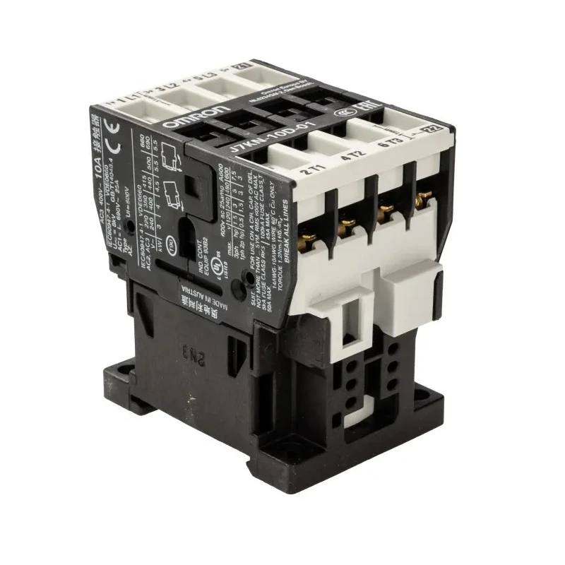 Omron Motor Control Contactor J7KN 24V AC Coil, 3-Pole, 10A, 4 kW Power Rating J7KN