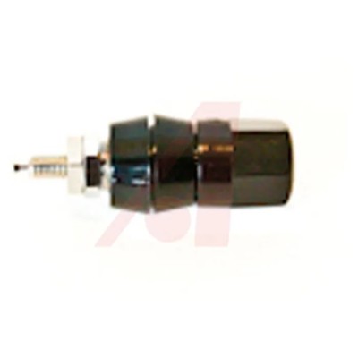 Mueller Electric Black and Red 15A Binding Post with Nickel Plated Brass Contacts BU-00282-0