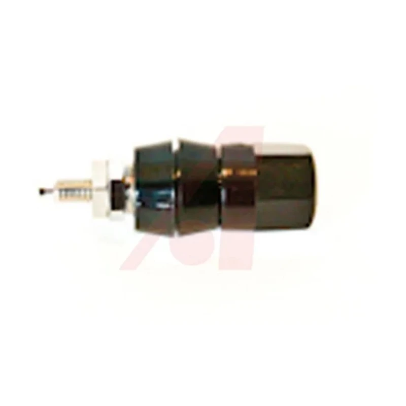 Mueller Electric Black and Red 15A Binding Post with Nickel Plated Brass Contacts BU-00282-0