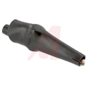 Mueller Electric Black Crocodile Clip with Beryllium Copper Alloy Contact 10A Insulated BU-63C-0