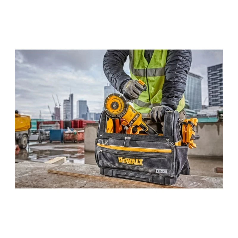 DeWALT Fabric Tool Bag with Shoulder Strap 250 mm x 450 mm x 350 mm DWST82990-1