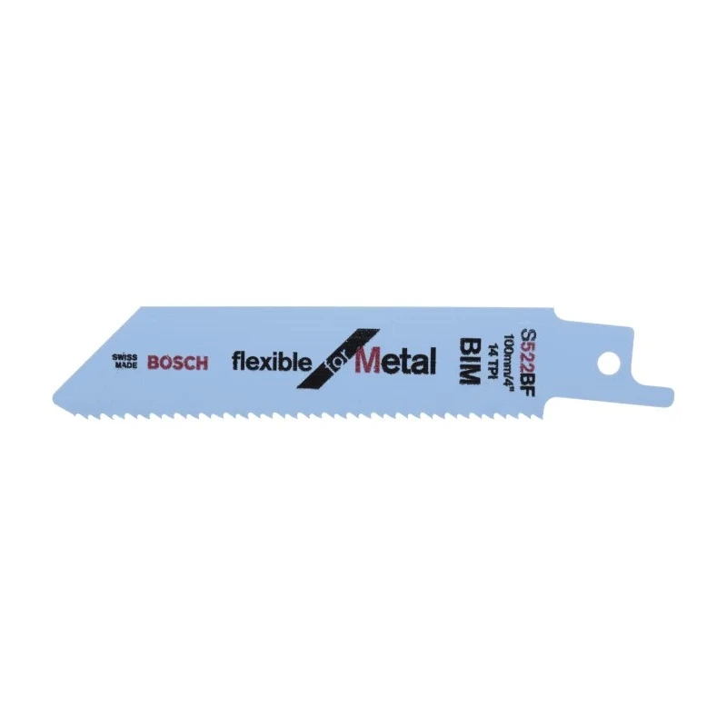 Bosch Reciprocating Saw Blade Bi-Metal 150mm 14 Teeth Per Inch 5 Pieces 2608656011
