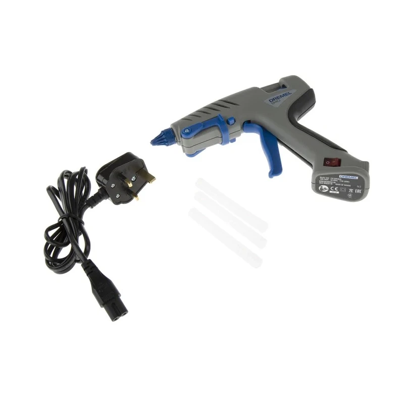 Dremel Corded Hot Melt Glue Gun 11 mm 60 W, 240 V, Type G British Plug F.013.094.0JB