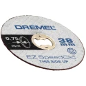 Dremel Multitool Accessory EZ SpeedClic 3.2mm Shank Diameter Cutting Discs 14mm Max Working Depth 5-Piece 2615S409JB