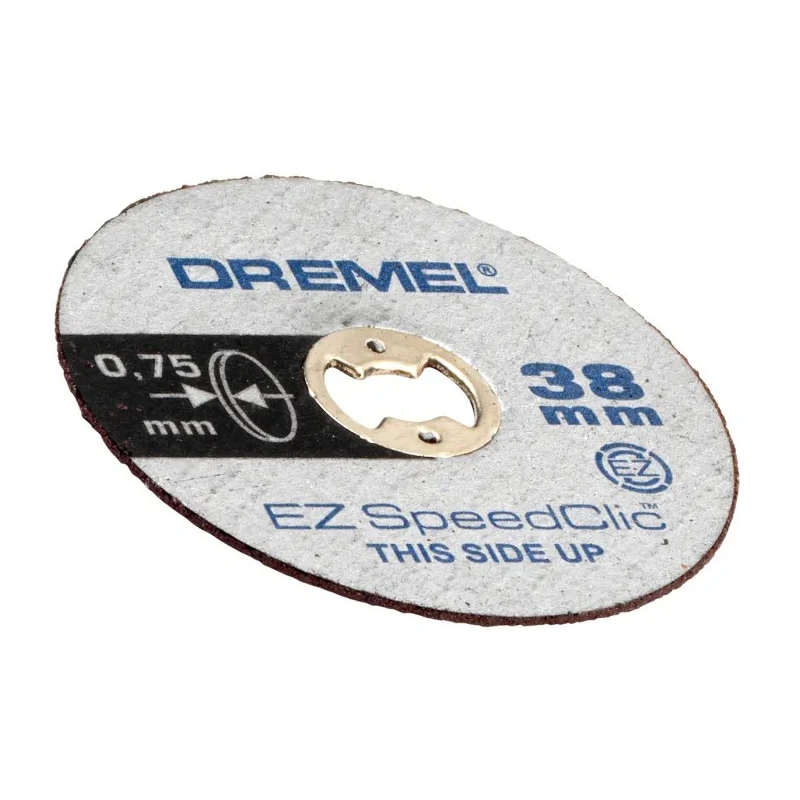 Dremel Multitool Accessory EZ SpeedClic 3.2mm Shank Diameter Cutting Discs 14mm Max Working Depth 5-Piece 2615S409JB