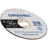 Dremel Multitool Accessory EZ SpeedClic 3.2mm Shank Diameter Cutting Discs 14mm Max Working Depth 5-Piece 2615S409JB