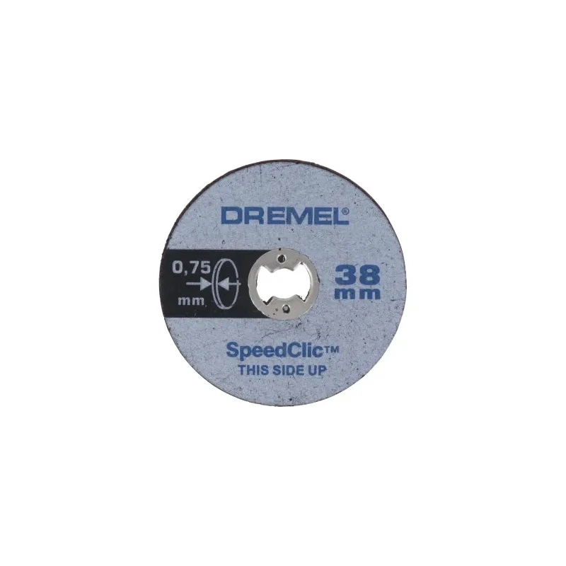 Dremel Multitool Accessory EZ SpeedClic 3.2mm Shank Diameter Cutting Discs 14mm Max Working Depth 5-Piece 2615S409JB