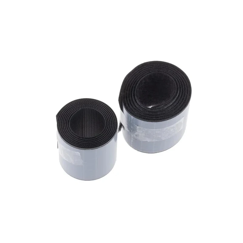 RS PRO Black Hook & Loop Tape, 50mm x 1 m, Nylon Material, United Kingdom Origin 890-4174