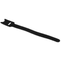 RS PRO Black Polypropylene Hook & Loop Tape 20mm Width x 200mm Length, Pack of 50 890-4206