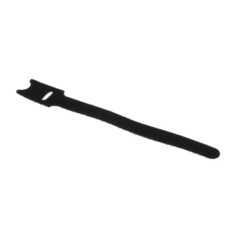 RS PRO Black Polypropylene Hook & Loop Tape 20mm Width x 200mm Length, Pack of 50 890-4206
