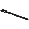 RS PRO Black Polypropylene Hook & Loop Tape 20mm Width x 200mm Length, Pack of 50 890-4206