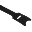 RS PRO Black Polypropylene Hook & Loop Tape 20mm Width x 200mm Length, Pack of 50 890-4206