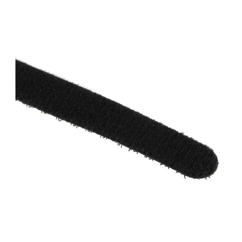 RS PRO Black Polypropylene Hook & Loop Tape 20mm Width x 200mm Length, Pack of 50 890-4206