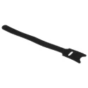 RS PRO Black Polypropylene Hook & Loop Tape 20mm Width x 200mm Length, Pack of 50 890-4206