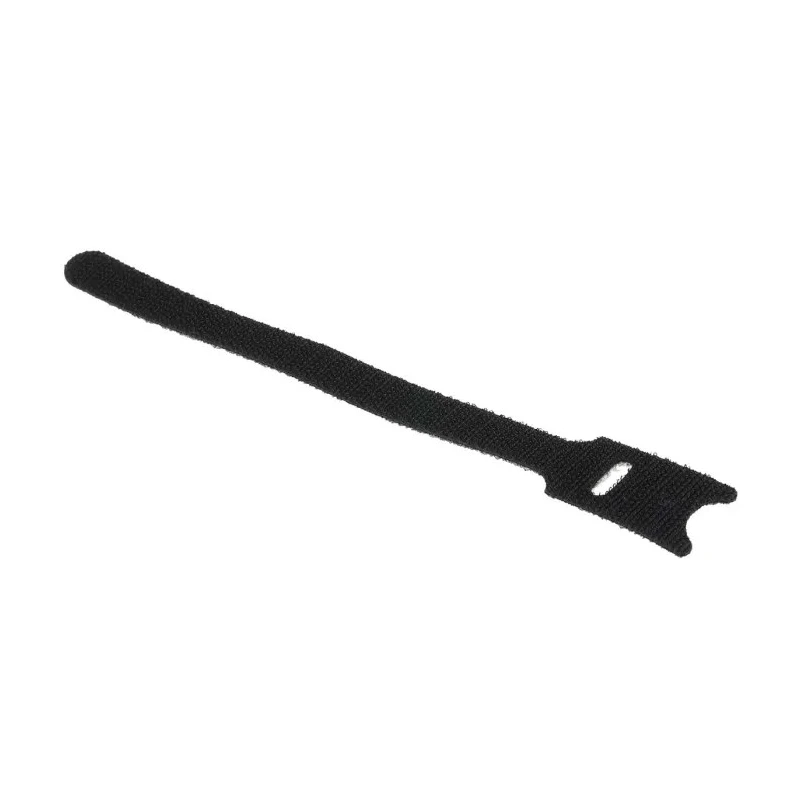 RS PRO Black Polypropylene Hook & Loop Tape 20mm Width x 200mm Length, Pack of 50 890-4206
