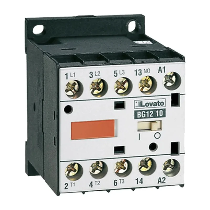 Lovato 3-Pole Motor Control Contactor, 400V AC Coil, 12 A, 5.5 kW, 3 NO/1 NO, 600V AC 11BG1210A400