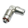 Legris Pneumatic Fitting Series Male Push-in Tubing Connector G 1/8 in Thread, 6mm Tube Size, Nickel Plated Brass LF3600