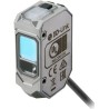 Omron Background Suppression Photoelectric Sensor, Block Sensor, Detection Range 35 mm to 500 mm, NPN E3AS-HL500MN 2M