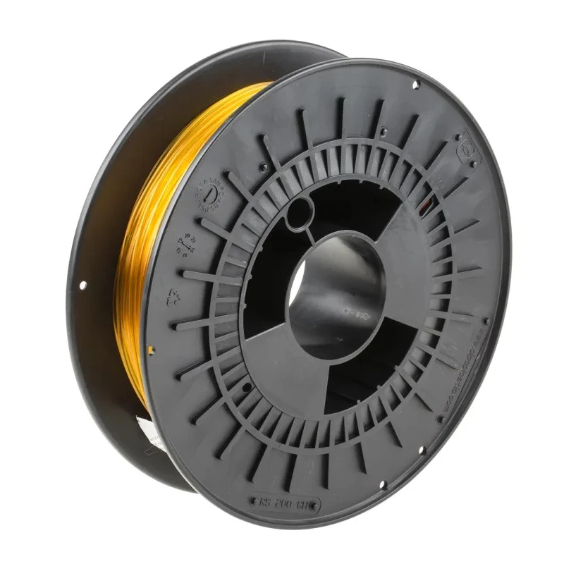 RS PRO 1.75 mm Translucent Yellow PET-G 3D Printer Filament, 500 g 891-9299