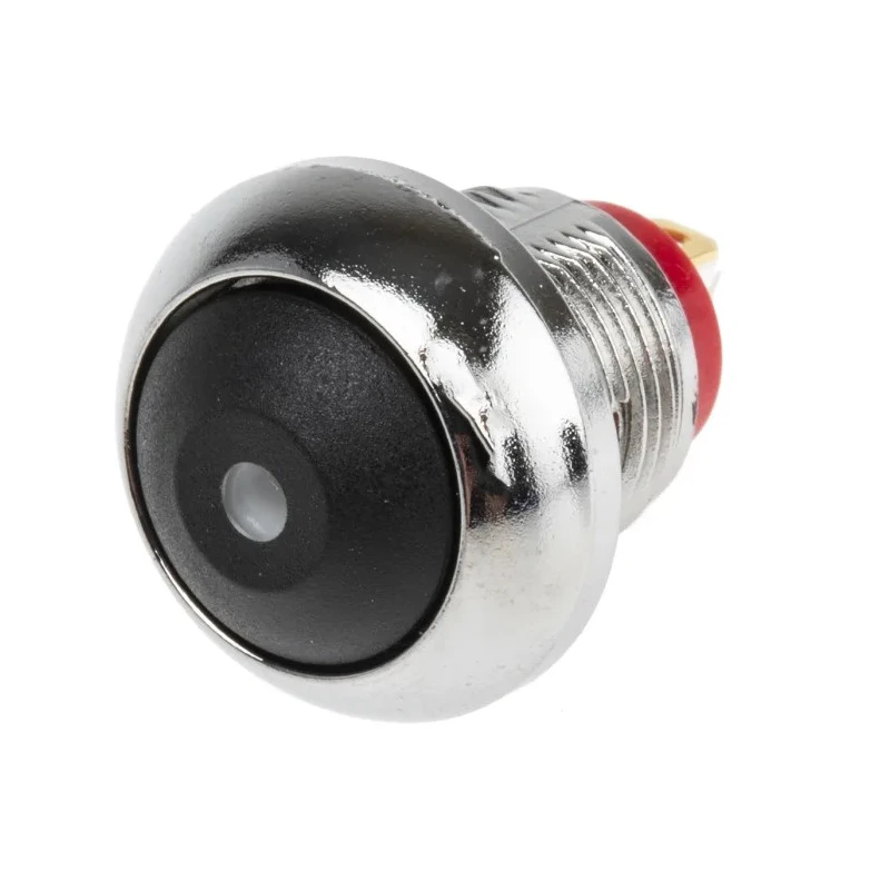 RS PRO Illuminated Miniature Push Button Switch Momentary Screw Mount SPST Yellow LED IP67 50 V dc 250 V 891-9858