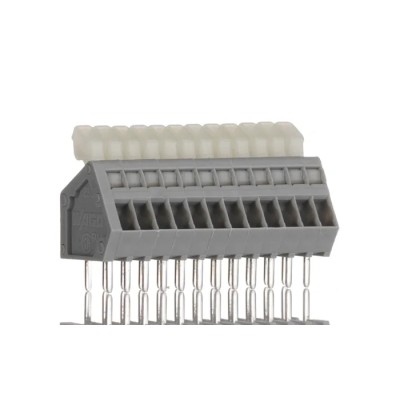 WAGO 12-Contact PCB Terminal Block 2.5 mm Pitch, 1 Row, Polyamide Housing, 6A Current Rating, 160V Voltage 233-212