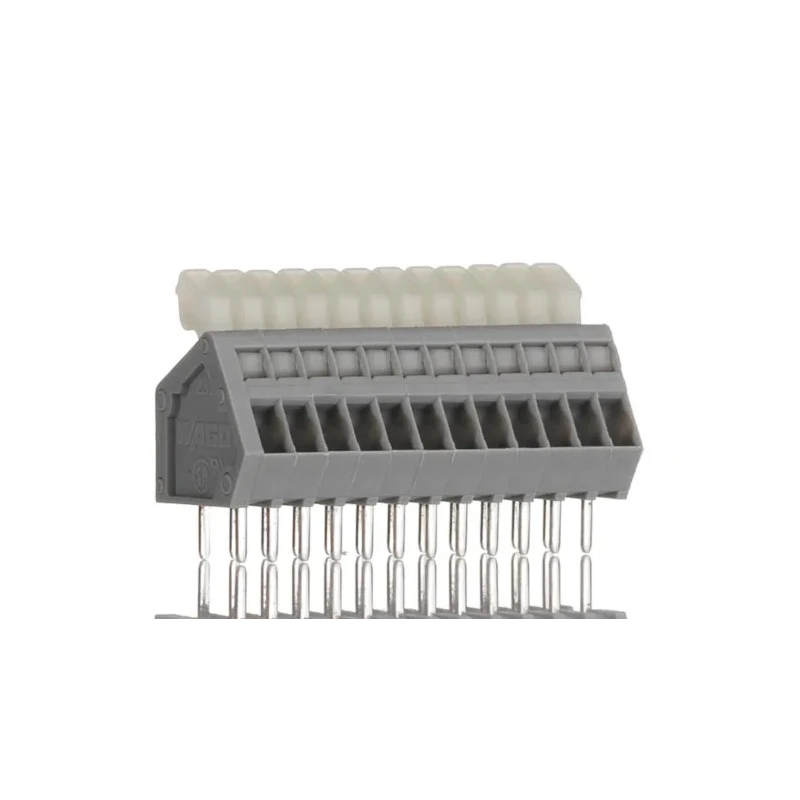 WAGO 12-Contact PCB Terminal Block 2.5 mm Pitch, 1 Row, Polyamide Housing, 6A Current Rating, 160V Voltage 233-212