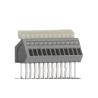 WAGO 12-Contact PCB Terminal Block 2.5 mm Pitch, 1 Row, Polyamide Housing, 6A Current Rating, 160V Voltage 233-212