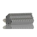 WAGO 12-Contact PCB Terminal Block 2.5 mm Pitch, 1 Row, Polyamide Housing, 6A Current Rating, 160V Voltage 233-212